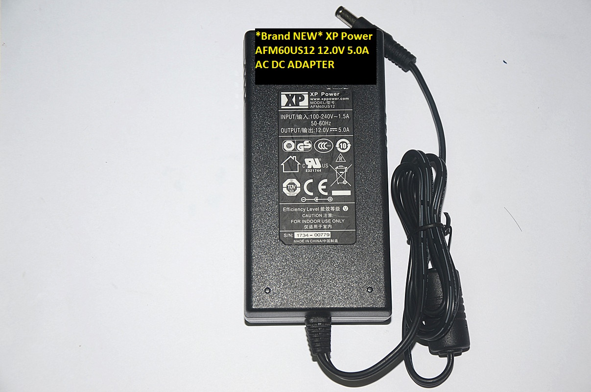 *Brand NEW* XP Power 12.0V 5.0A AC DC ADAPTER AFM60US12